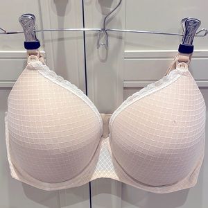 Maternity cream lace bra 36 DDD